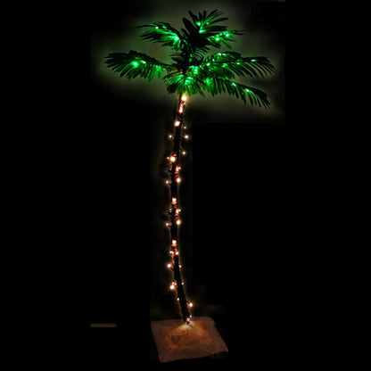 Palma con LED Bianco Caldo 88 LED 150 cm - homemem39