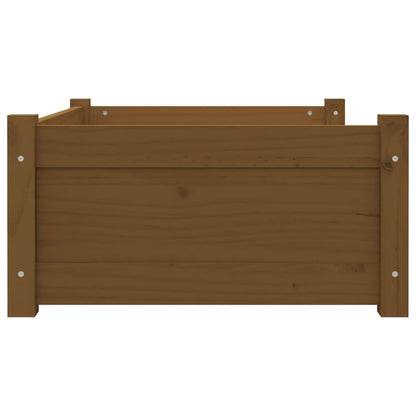 Cuccia per Cani Miele 75,5x55,5x28cm in Legno Massello di Pino - homemem39