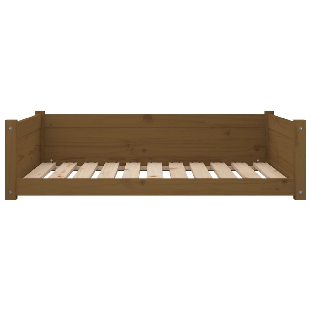 Cuccia per Cani Miele 95,5x65,5x28cm in Legno Massello di Pino - homemem39