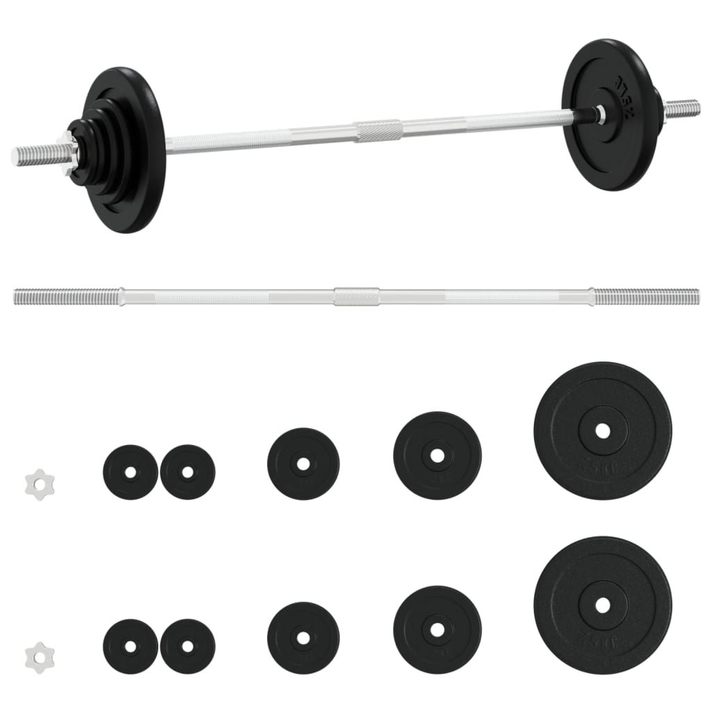 Set Bilanciere con Dischi 30 kg - homemem39