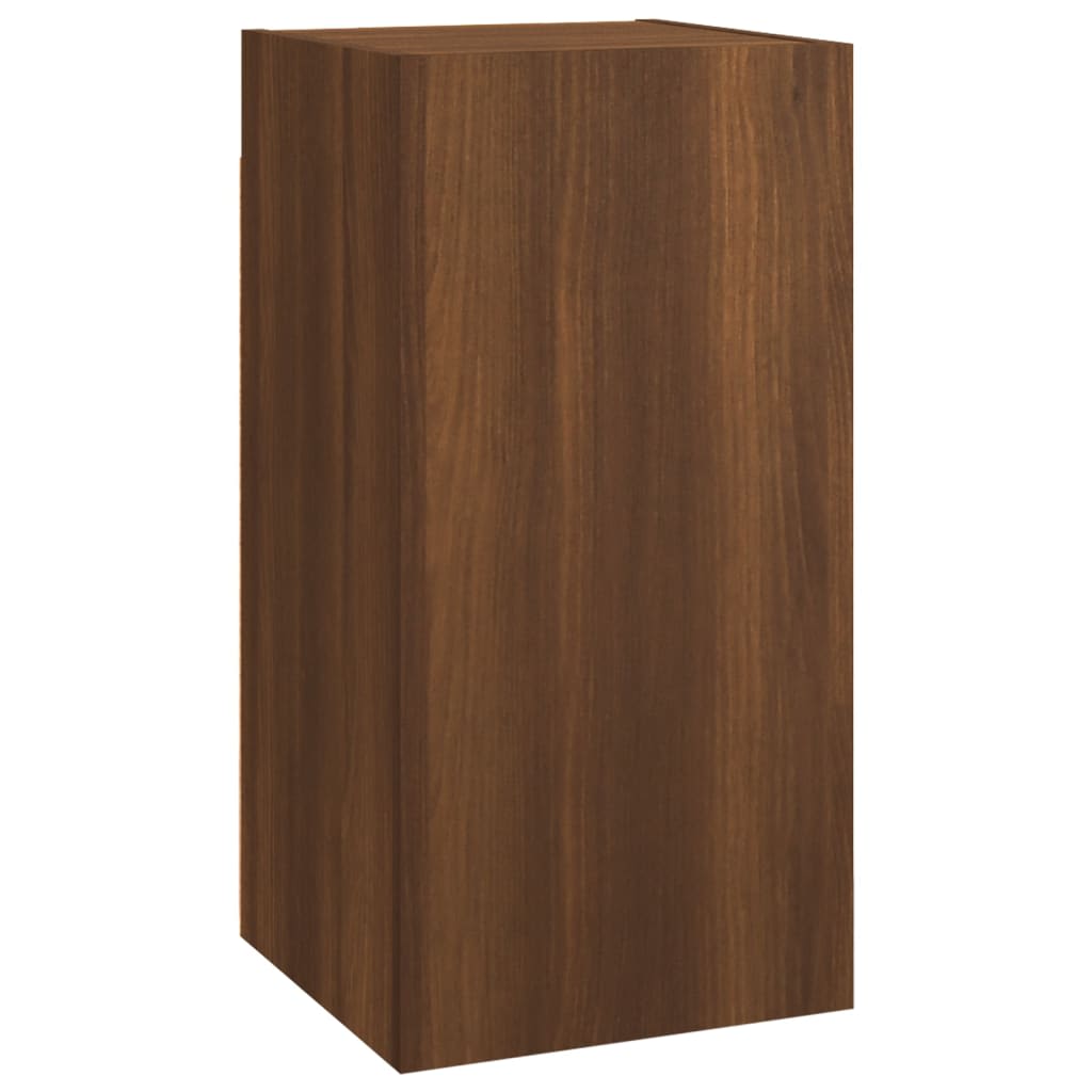 Mobili TV 7 pz Rovere Marrone 30,5x30x60cm in Legno Multistrato - homemem39