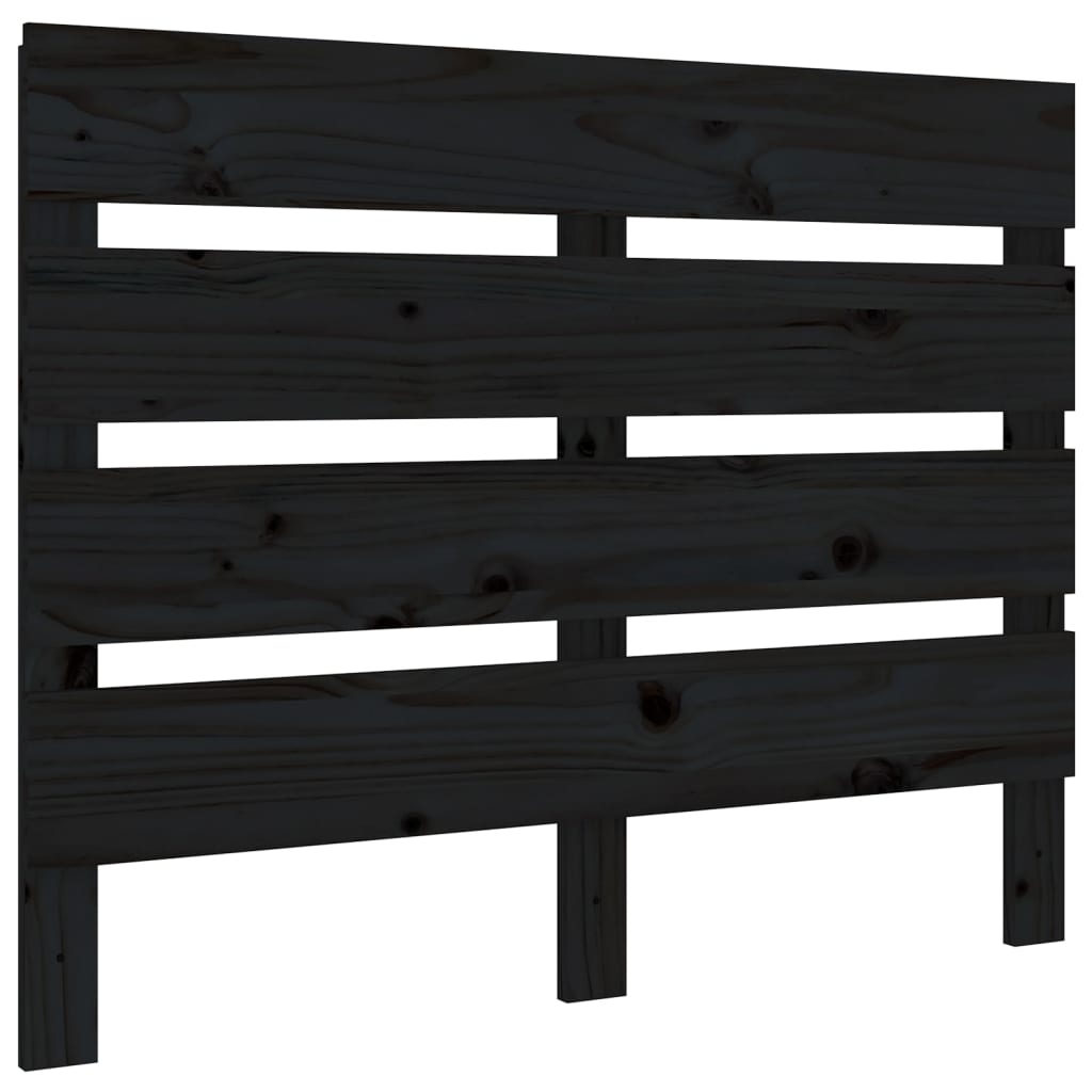 Giroletto Nero 100x200 cm in Legno Massello di Pino - homemem39