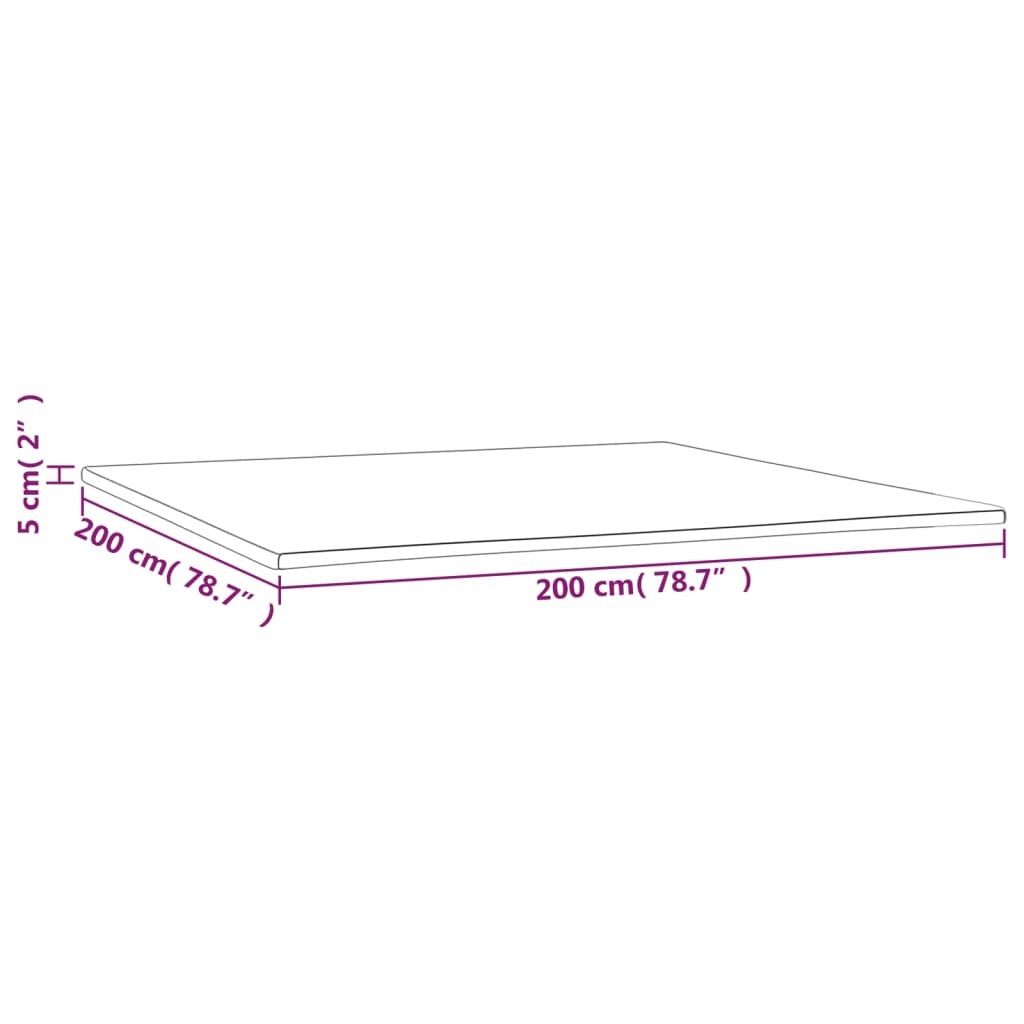 Coprimaterasso 200x200x5 cm - homemem39