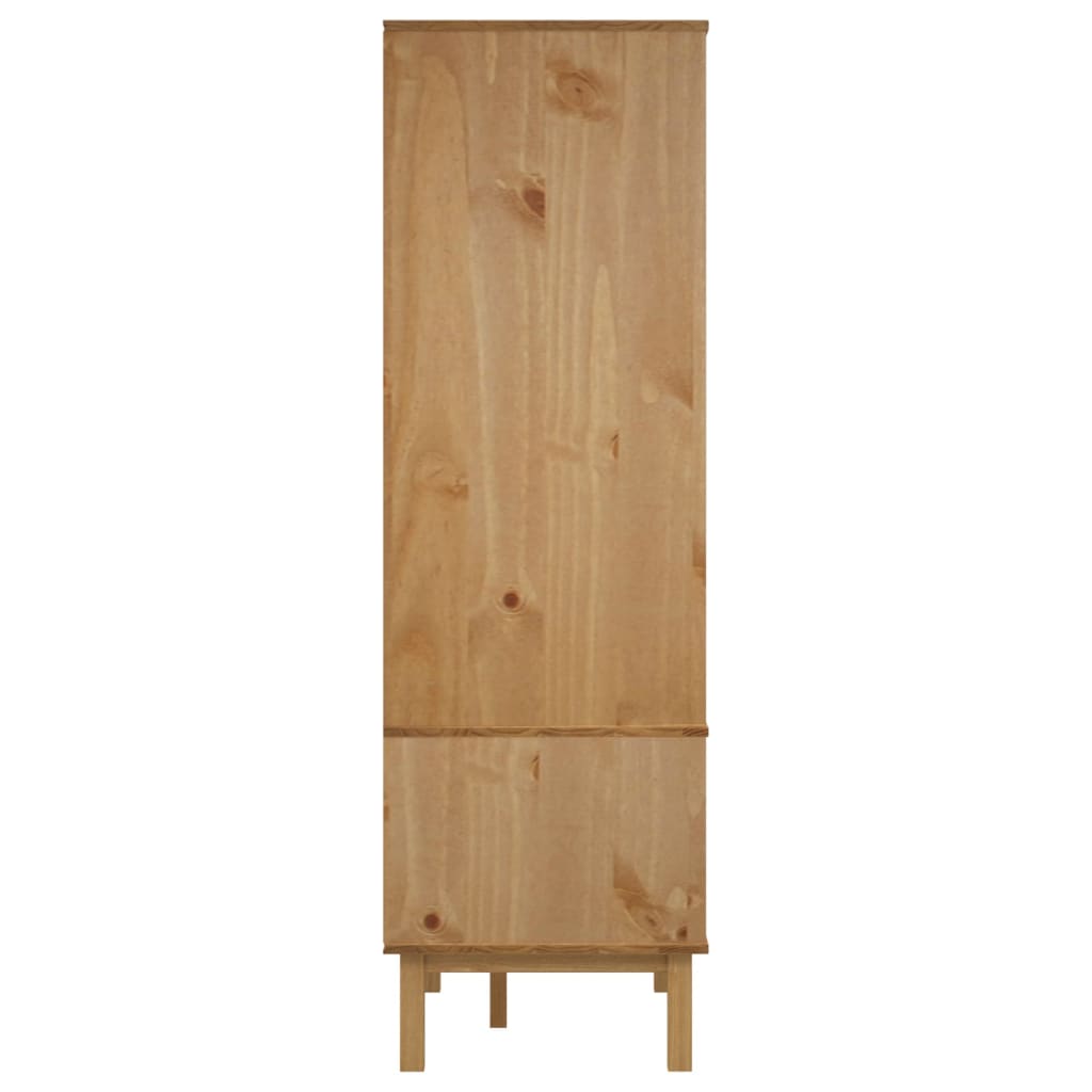 Armadio OTTA 76,5x53x172 cm in Legno Massello di Pino - homemem39