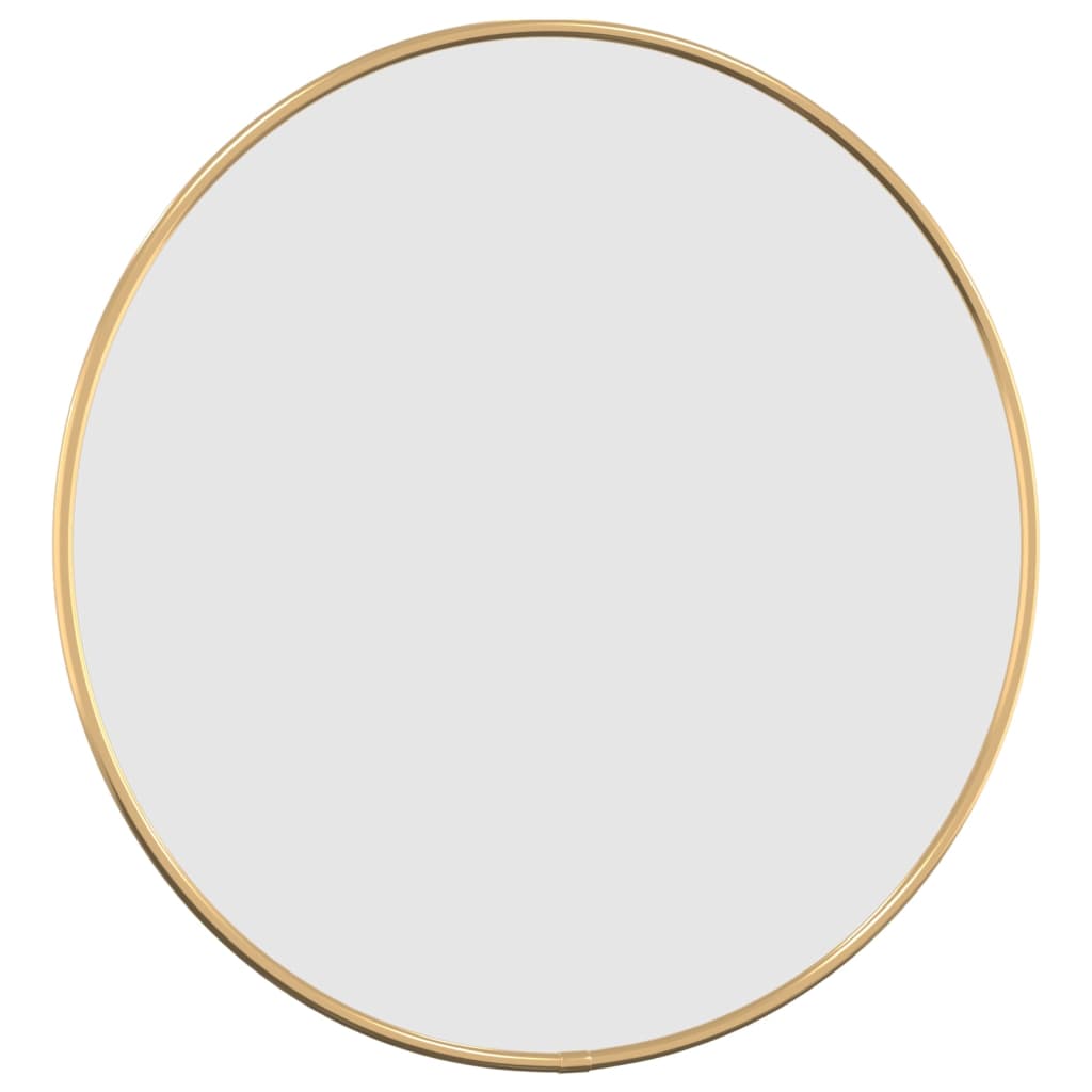 Specchio da Parete Dorato Ø 40 cm Rotondo - homemem39