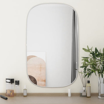 Specchio da Parete Argento 80x50 cm - homemem39