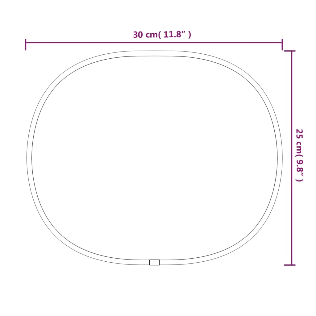 Specchio da Parete Dorato 30x25 cm - homemem39