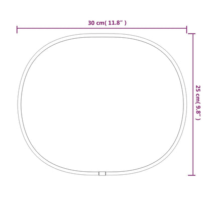 Specchio da Parete Dorato 30x25 cm - homemem39