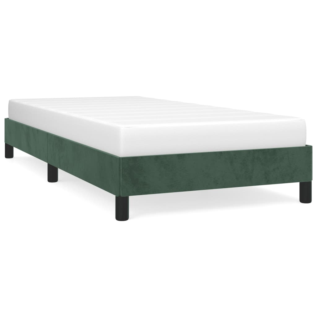 Giroletto Verde Scuro 90x190 cm in Velluto - homemem39