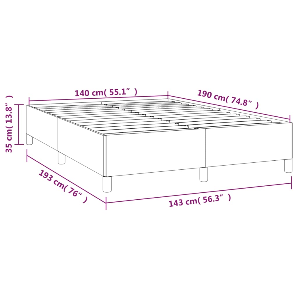 Giroletto Cappuccino 140x190 cm in Similpelle - homemem39