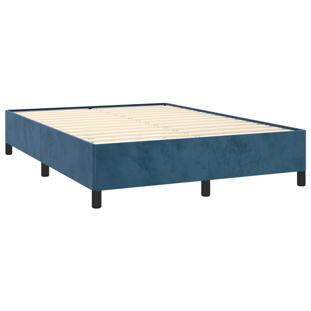 Giroletto Blu Scuro 140x190 cm in Velluto - homemem39