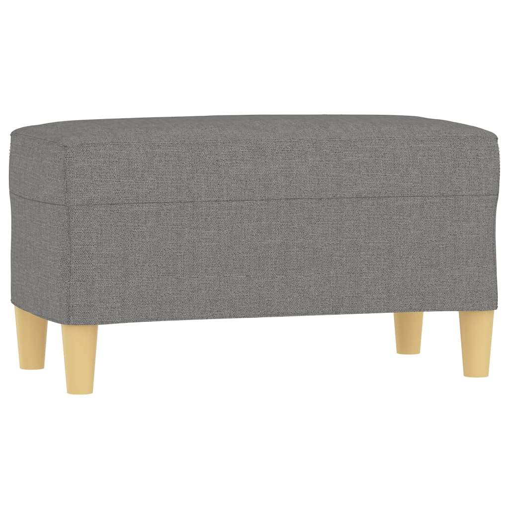 Panca Grigio Scuro 70x35x41 cm in Tessuto - homemem39