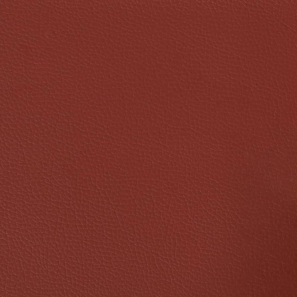 Panca Rosso Vino 100x35x41 cm in Similpelle - homemem39