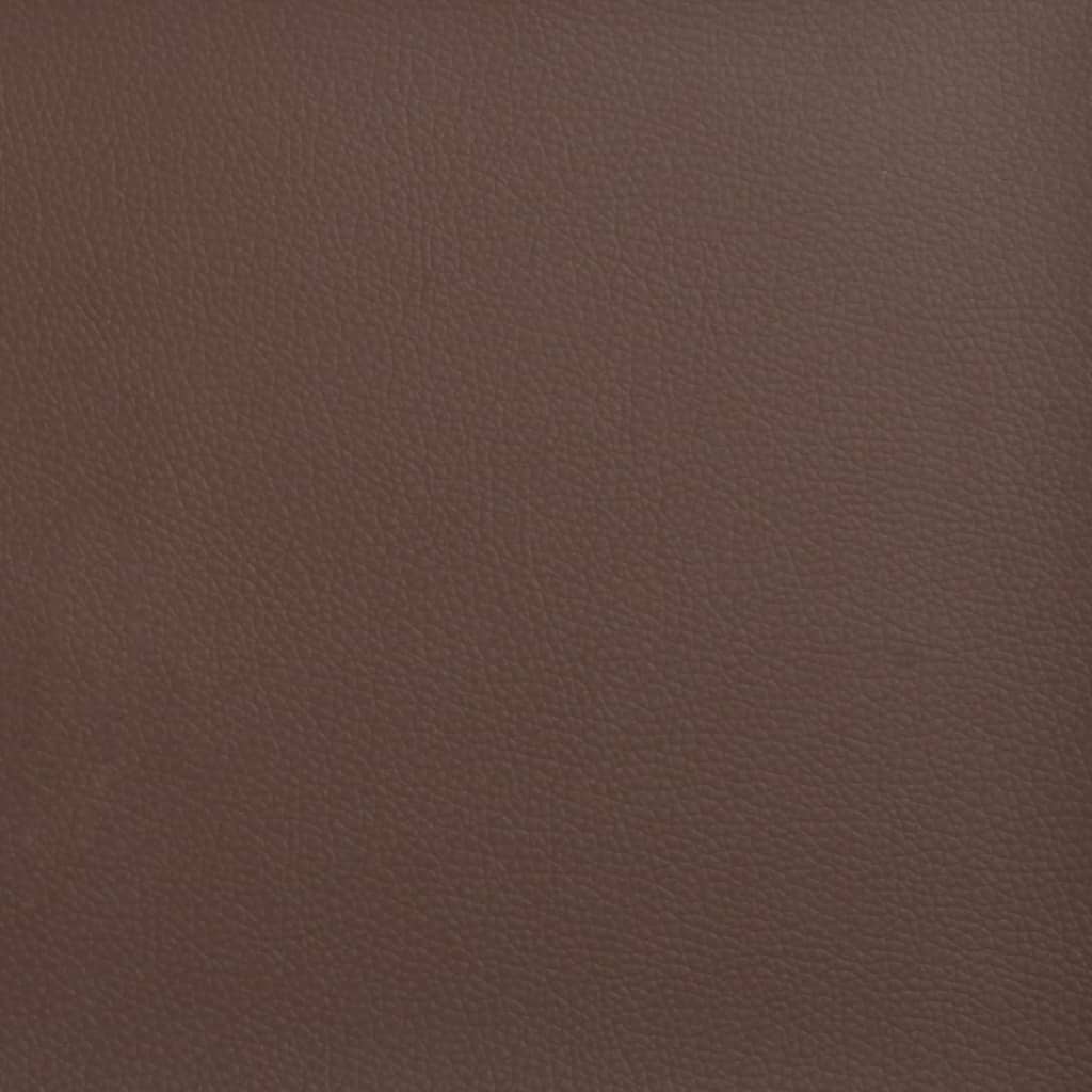 Cuscini Decorativi 2pz Marrone 40x40 cm in Similpelle - homemem39