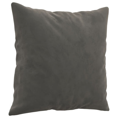 Cuscini Decorativi 2 pz Grigio Scuro 40x40 cm in Velluto - homemem39