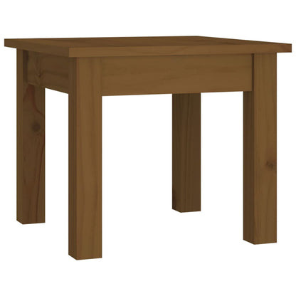 Tavolino da Salotto Miele 35x35x30 cm Legno Massello di Pino - homemem39