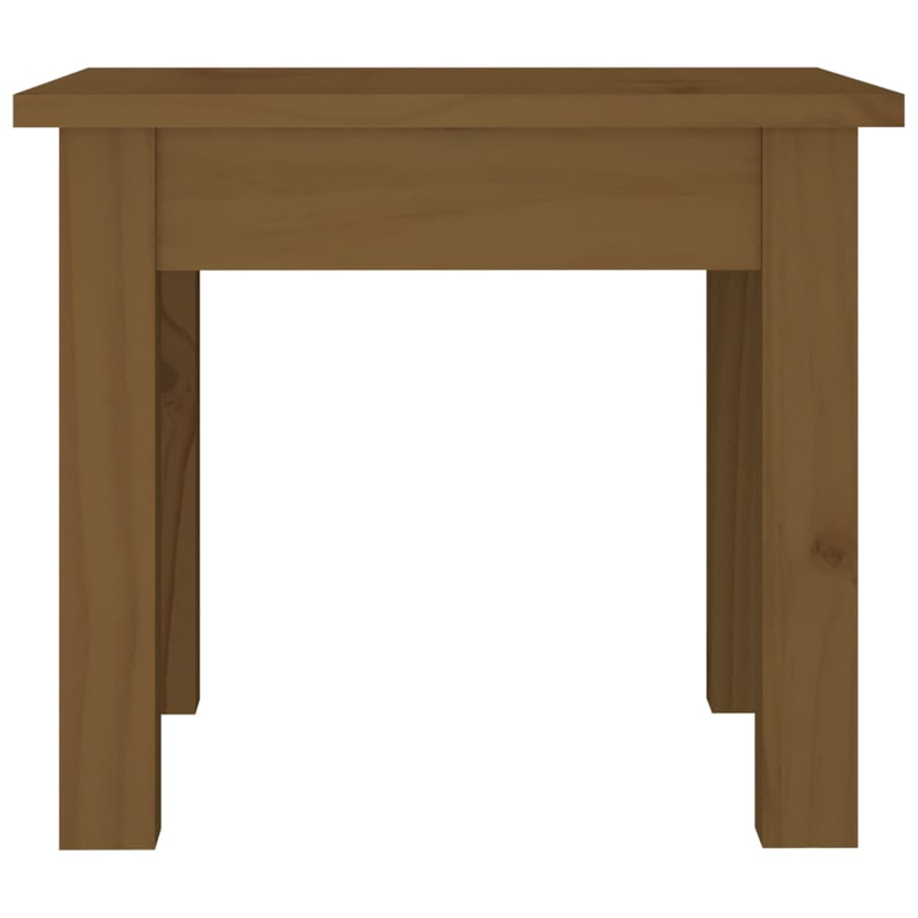 Tavolino da Salotto Miele 35x35x30 cm Legno Massello di Pino - homemem39