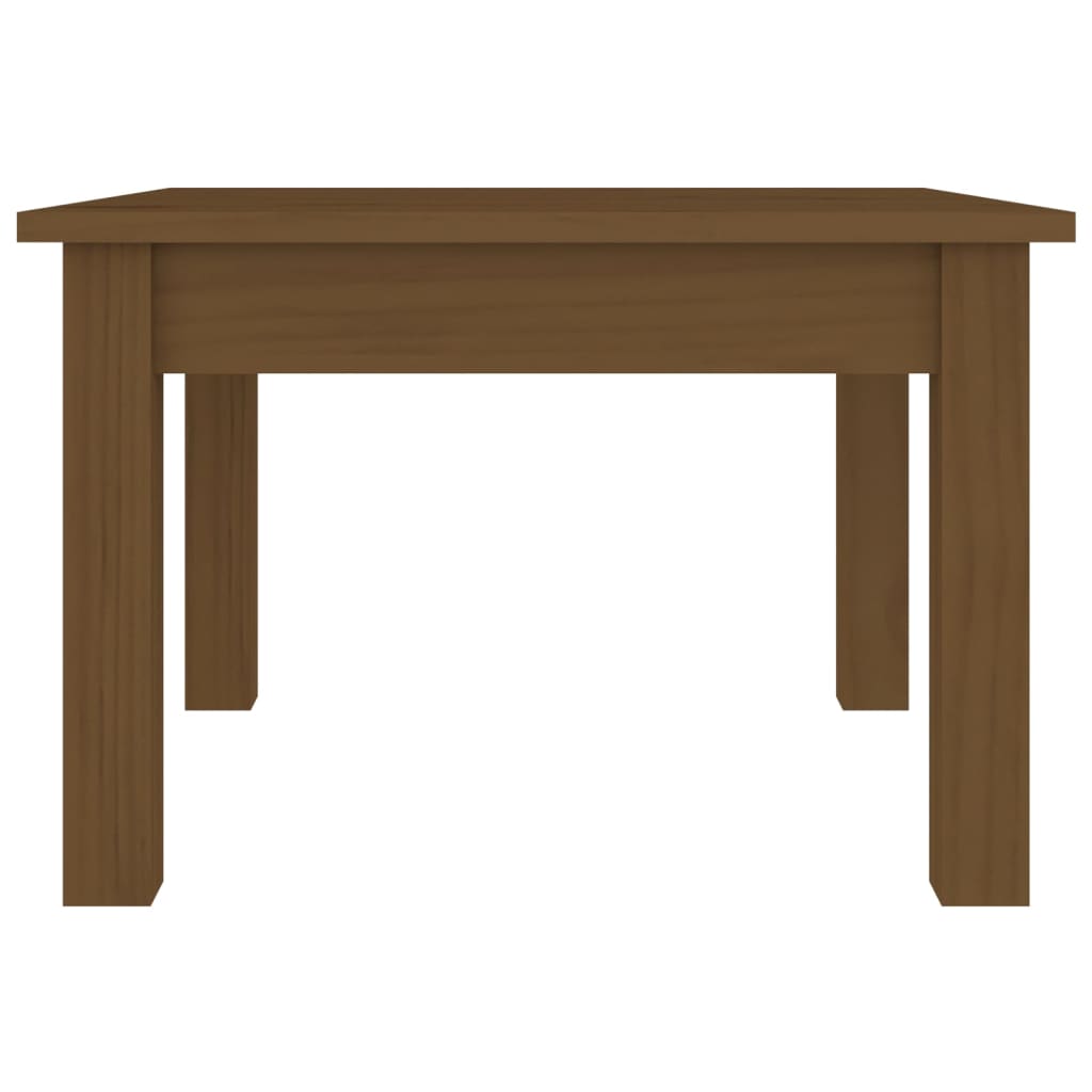 Tavolino da Salotto Miele 45x45x30 cm Legno Massello di Pino - homemem39