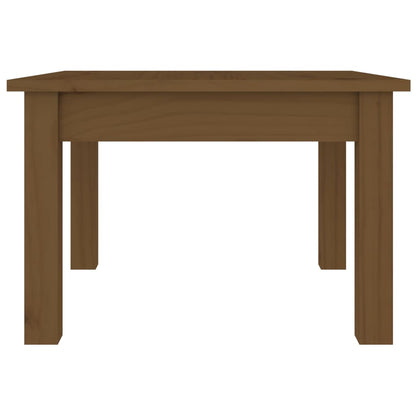 Tavolino da Salotto Miele 45x45x30 cm Legno Massello di Pino - homemem39