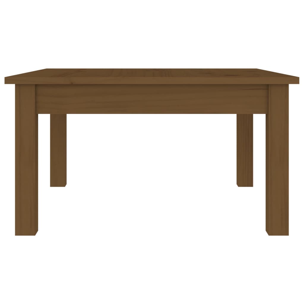 Tavolino da Salotto Miele 55x55x30 cm Legno Massello di Pino - homemem39
