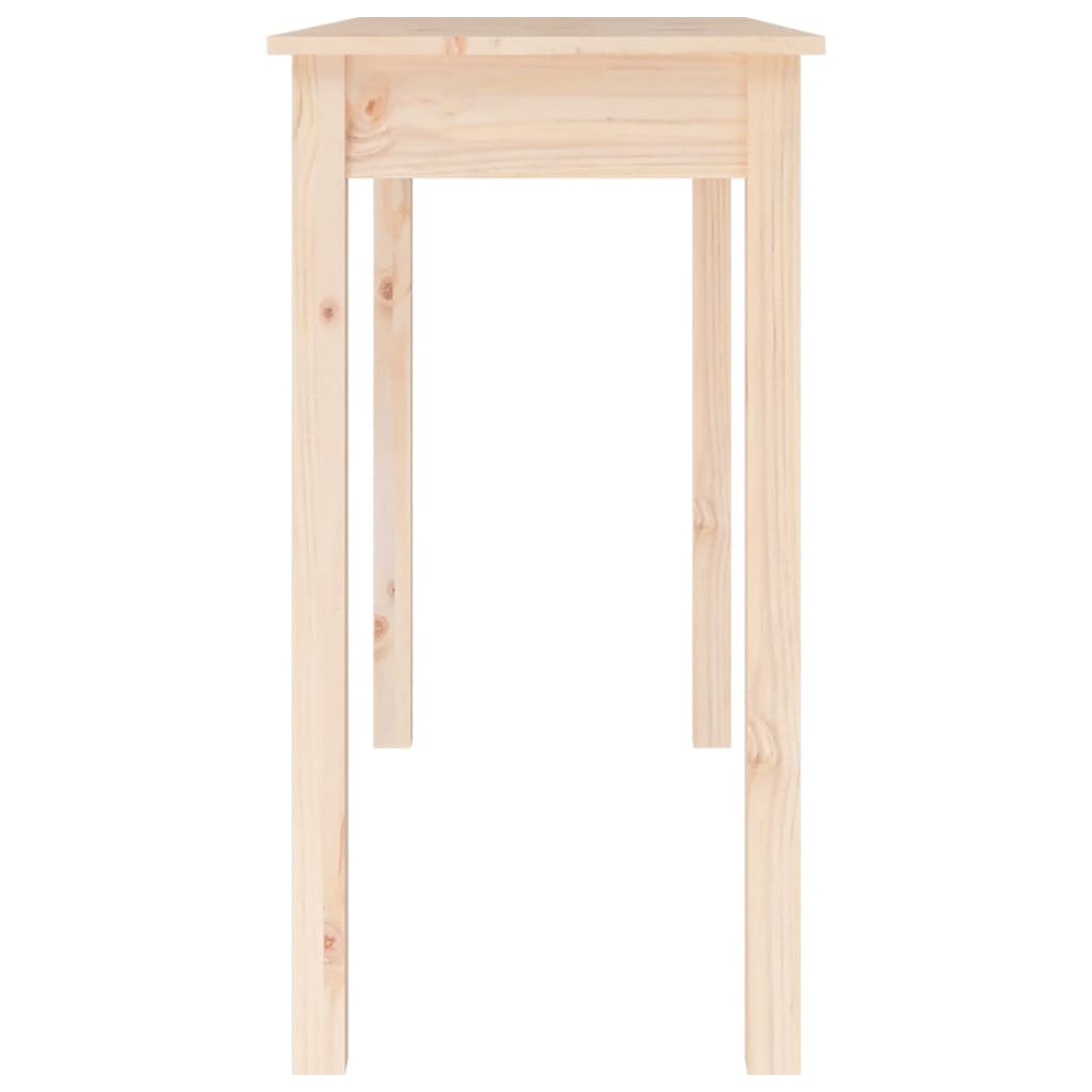 Tavolo Consolle 110x40x75 cm in Legno Massello di Pino - homemem39