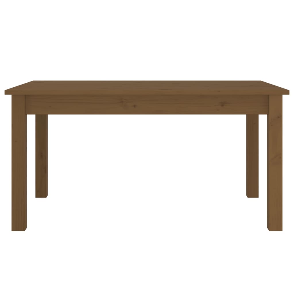 Tavolino da Salotto Miele 80x50x40 cm Legno Massello di Pino - homemem39