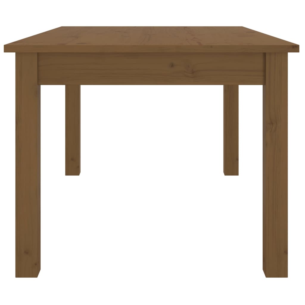 Tavolino da Salotto Miele 80x50x40 cm Legno Massello di Pino - homemem39