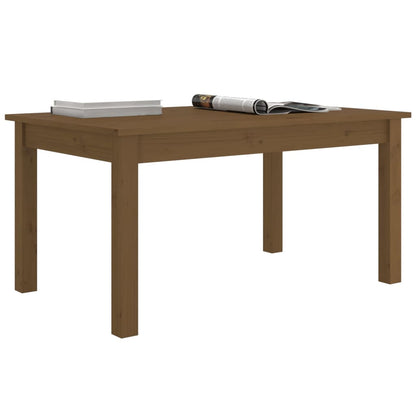 Tavolino da Salotto Miele 80x50x40 cm Legno Massello di Pino - homemem39