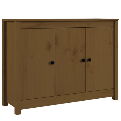 Credenza Miele 100x35x74 cm in Legno Massello di Pino - homemem39