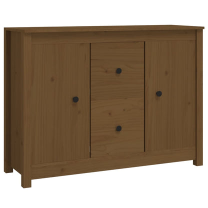 Credenza Miele 100x35x74 cm in Legno Massello di Pino - homemem39