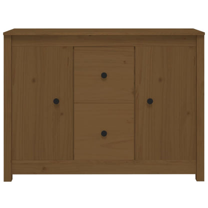 Credenza Miele 100x35x74 cm in Legno Massello di Pino - homemem39