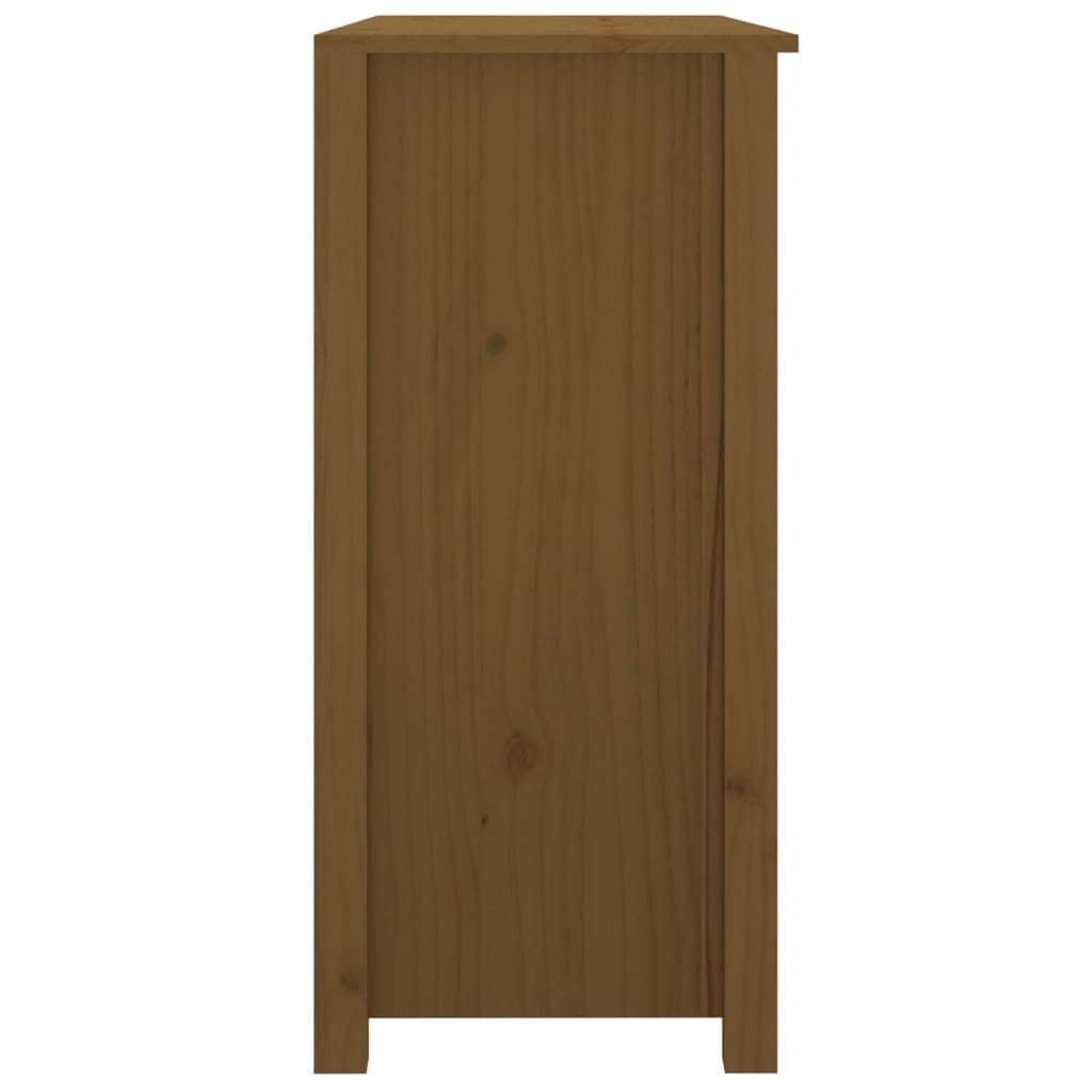 Credenza Miele 100x35x74 cm in Legno Massello di Pino - homemem39