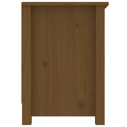 Mobile Porta TV Miele 103x36,5x52 cm in Legno Massello di Pino - homemem39