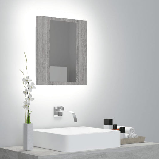 Mobile da Bagno Grigio Sonoma 40x12x45cm in Legno Multistrato - homemem39