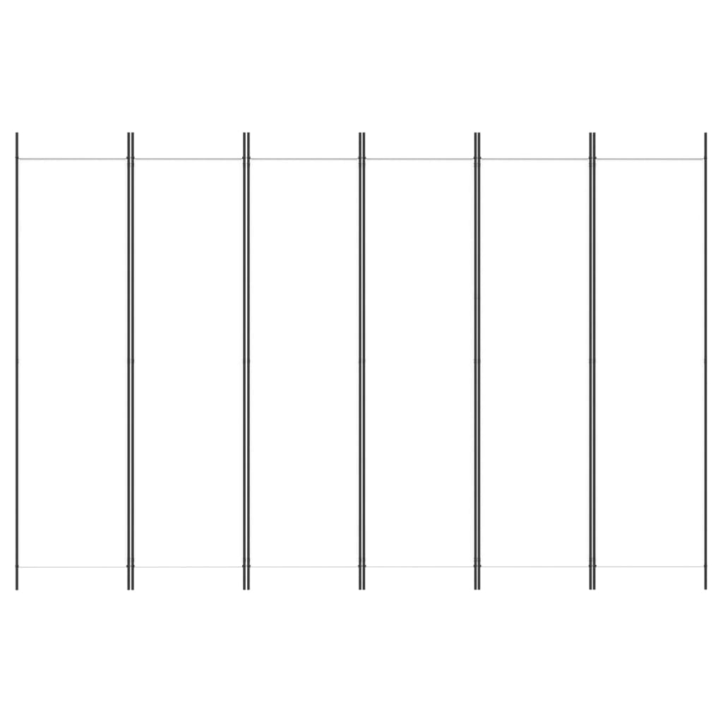 Divisorio a 4 Pannelli Bianco 300x200 cm Tessuto - homemem39