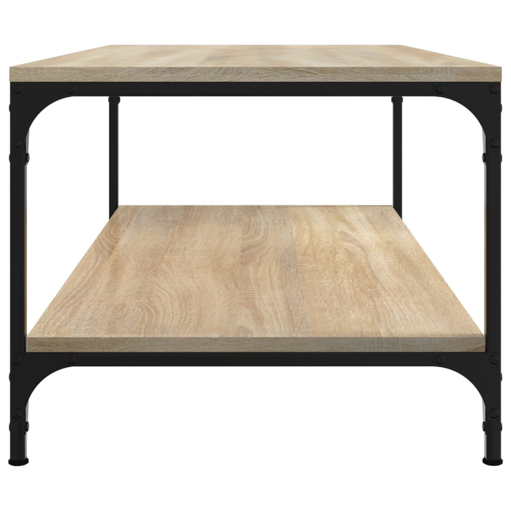 Tavolino da Salotto Rovere Sonoma 80x50x40 cm Legno Multistrato - homemem39