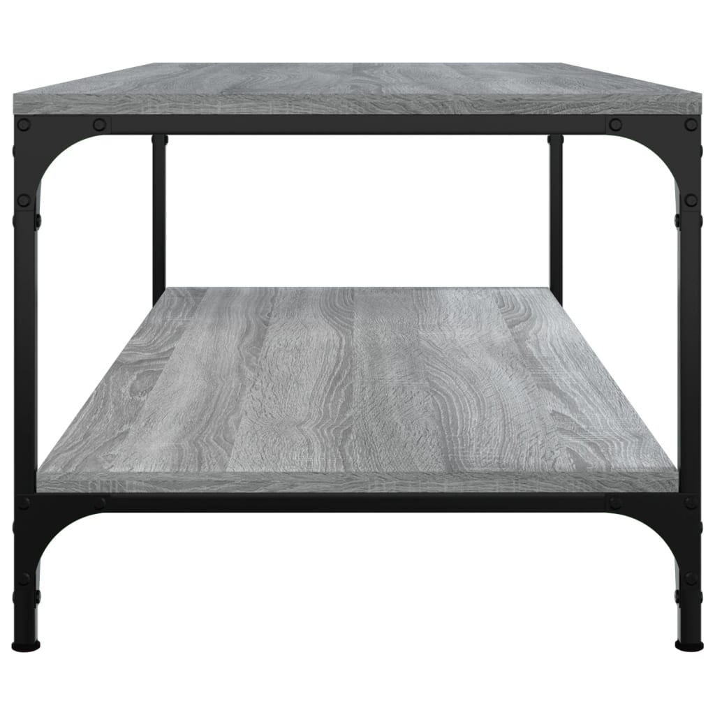 Tavolino da Salotto Grigio Sonoma 80x50x40 cm Legno Multistrato - homemem39