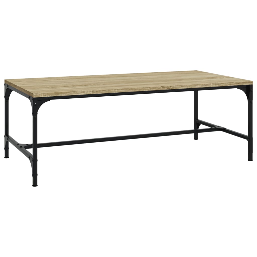 Tavolino da Salotto Rovere Sonoma 80x50x35 cm Legno Multistrato - homemem39