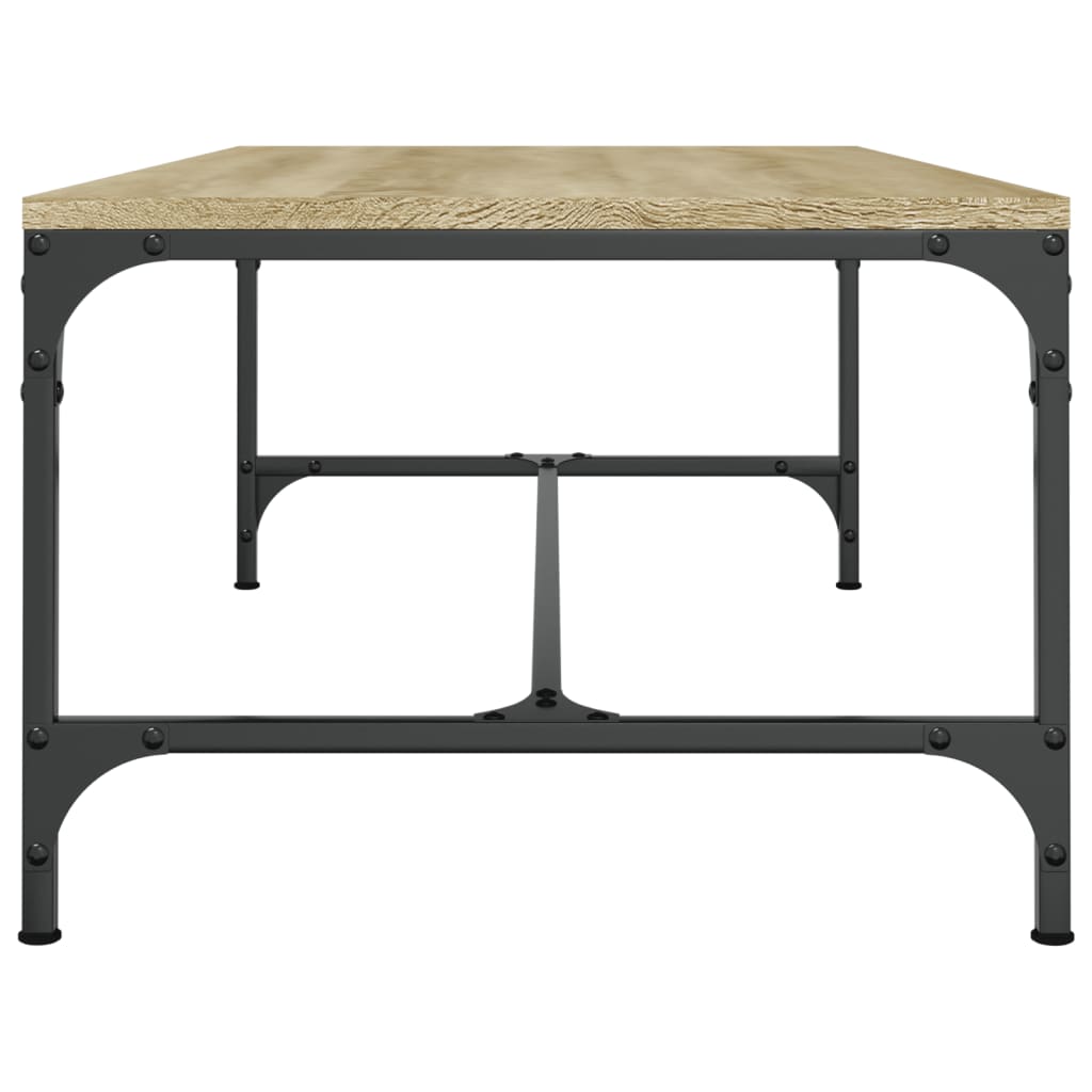 Tavolino da Salotto Rovere Sonoma 80x50x35 cm Legno Multistrato - homemem39
