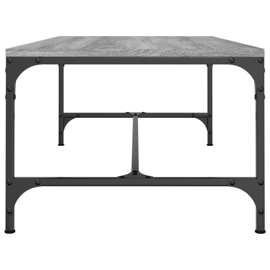 Tavolino da Salotto Grigio Sonoma 80x50x35 cm Legno Multistrato - homemem39