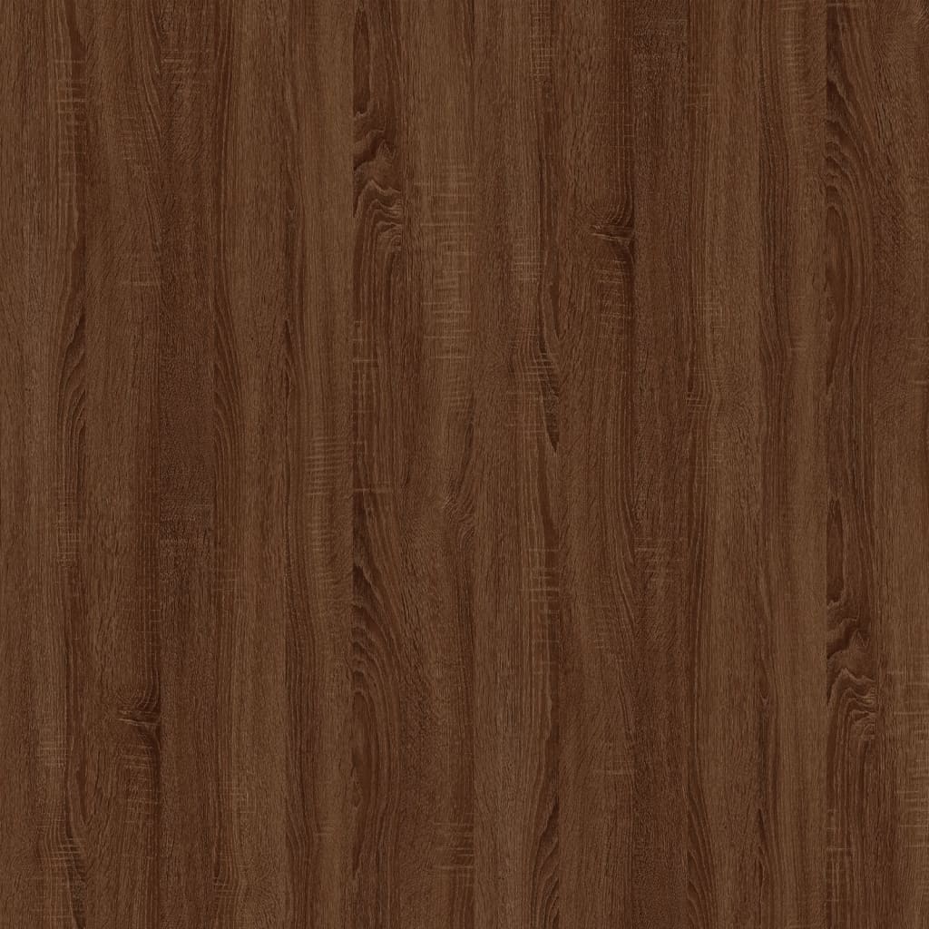 Tavolino Salotto Rovere Marrone 80x50x35 cm Legno Multistrato - homemem39