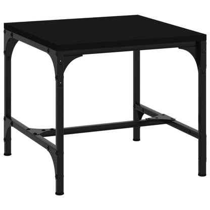 Tavolino da Salotto Nero 50x50x35 cm in Legno Multistrato - homemem39