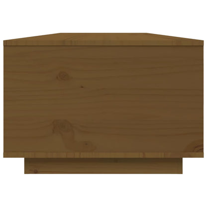 Tavolino da Salotto Miele 80x50x35,5 cm Legno Massello di Pino - homemem39