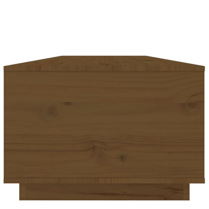 Tavolino da Salotto Miele 100x50x35 cm Legno Massello di Pino - homemem39