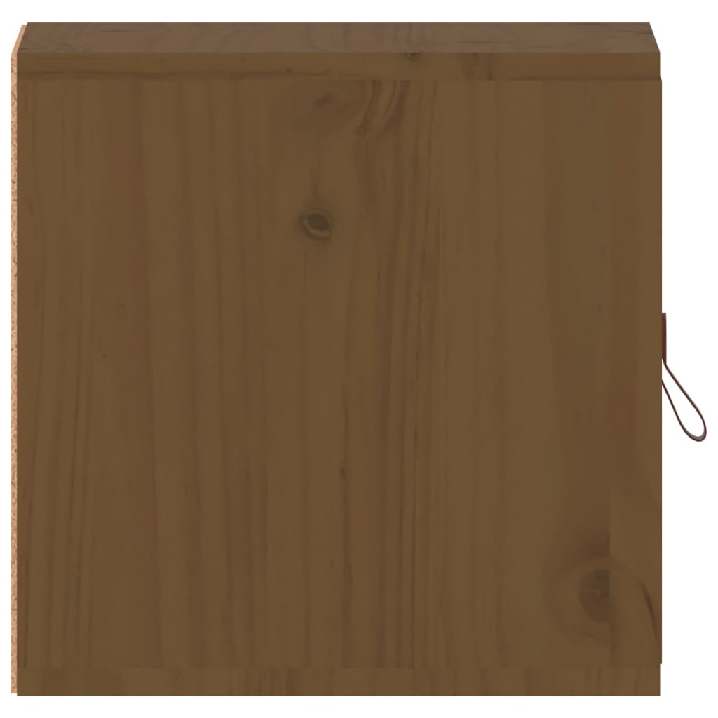 Pensili 2pz Marrone Miele31,5x30x30cm in Legno Massello di Pino - homemem39