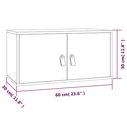 Pensile Marrone Miele 60x30x30 cm in Legno Massello di Pino - homemem39