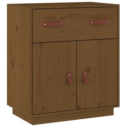 Credenza Miele 65,5x40x75 cm in Legno Massello di Pino - homemem39