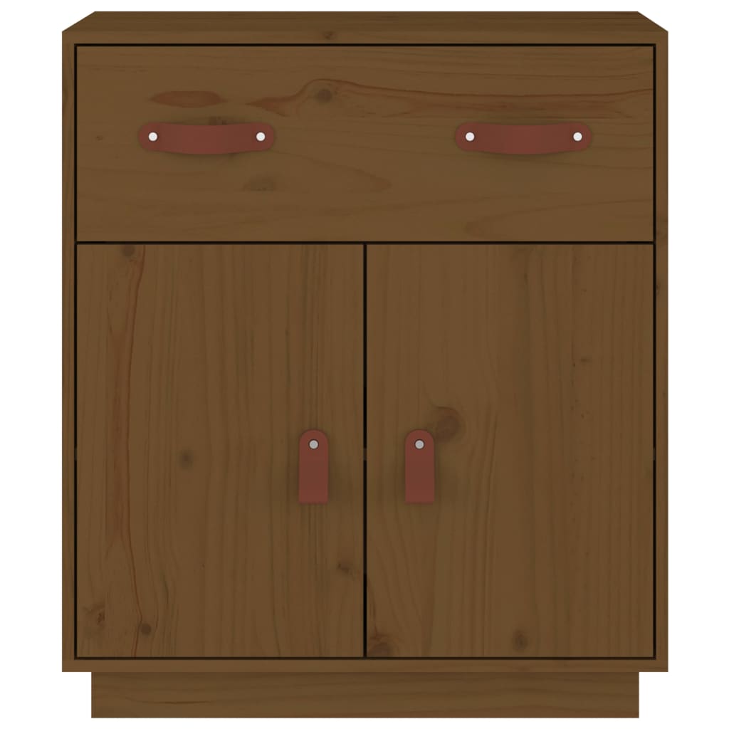 Credenza Miele 65,5x40x75 cm in Legno Massello di Pino - homemem39