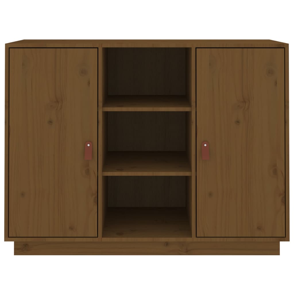 Credenza Miele 100x40x75 cm in Legno Massello di Pino - homemem39