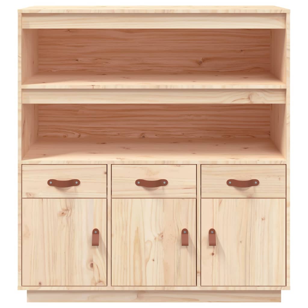 Credenza 100x40x108,5 cm in Legno Massello di Pino - homemem39